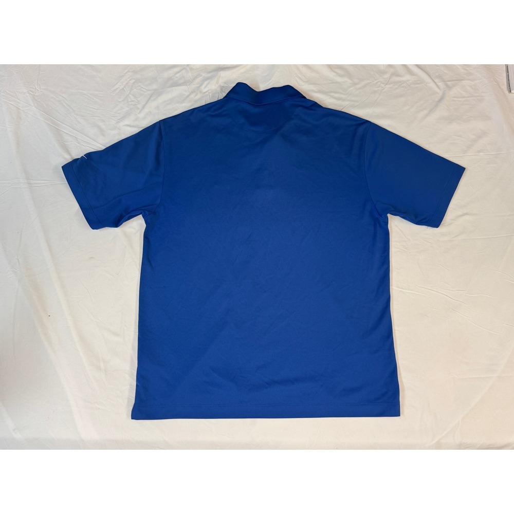 Nike Golf TPC Sawgrass Dri-FIT Polo Shirt Mens Large Blue Short Sleeve - Picture 2 of 8